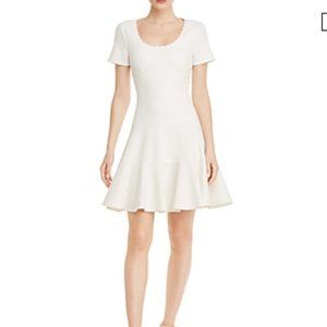 NWT Rebecca Taylor Textured Knit Skater Dress